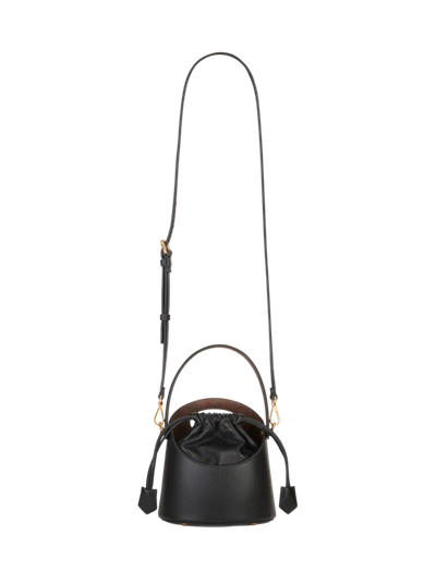 Etro Mini Saturno Bag In Black