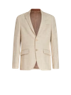 Etro Jacket With Ton-sur-ton Striped Pattern In Beige