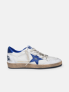Golden Goose White June Sneakers For Kids With Star And Logo In White