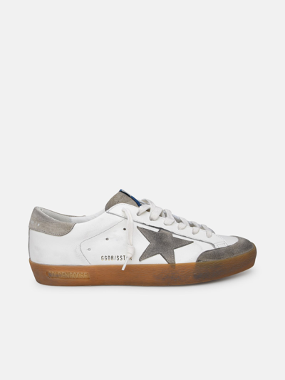 Golden Goose Superstar Sneakers In White Leather