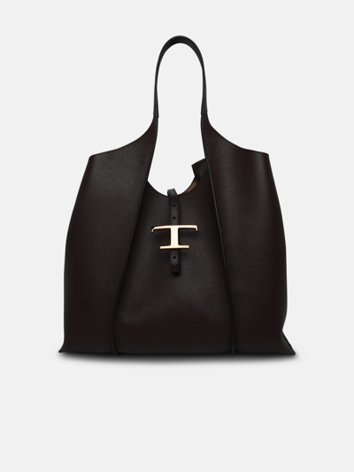 Tod's Leather Timeless Bag In Brown