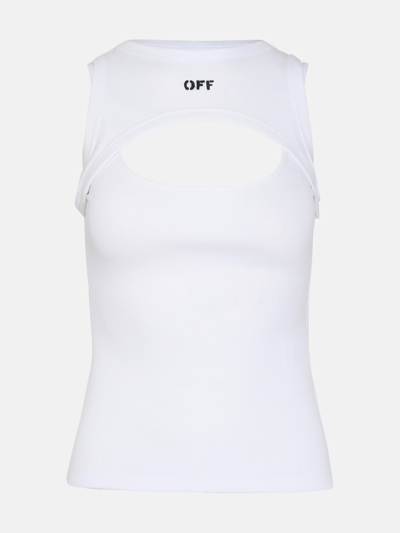 Off-white White Cotton Top