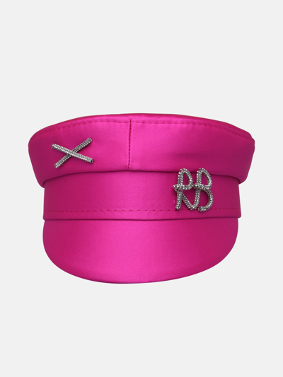 Ruslan Baginskiy Baker Boy Fuchsia Polyester Hat