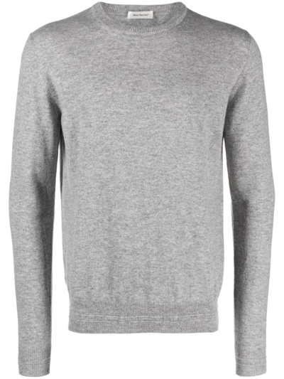 There Was One Crew-neck Cashmere Jumper In Grey