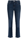 FRAME STRAIGHT-LEG CROPPED JEANS
