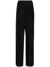 Ermanno Scervino Trousers Wide Leg Elastic Waistband In Black