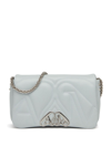 Alexander Mcqueen Women's Shoulder Bag Seal In Grey