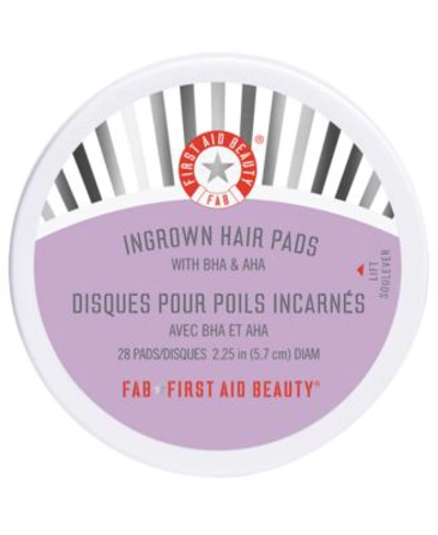 First Aid Beauty Ingrown Hair Pads With Bha Aha