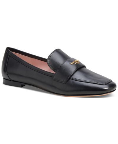 Kate Spade Women's Leighton Slip-on Loafer Flats, Created For Macy's In Black