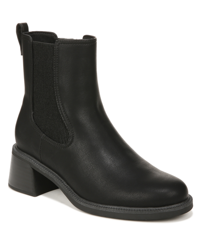 Dr. Scholl's Women's Redux Booties In Black Faux Leather
