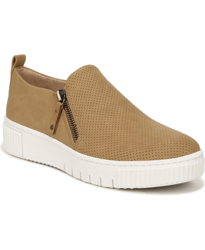 Soul Naturalizer Turner Perforated Slip-on Sneaker In Oat Faux Nubuck