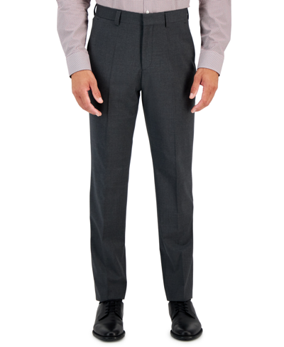Hugo By  Boss Men's Modern-fit Solid Wool-blend Suit Trousers In Dark Gray