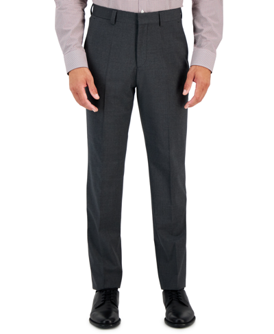 Hugo Boss Hugo By  Men's Modern-fit Solid Wool-blend Suit Trousers In Dark Gray