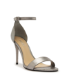 Arezzo Women's Isabelli High Stiletto Sandals Women's Shoes In Silver Metallic