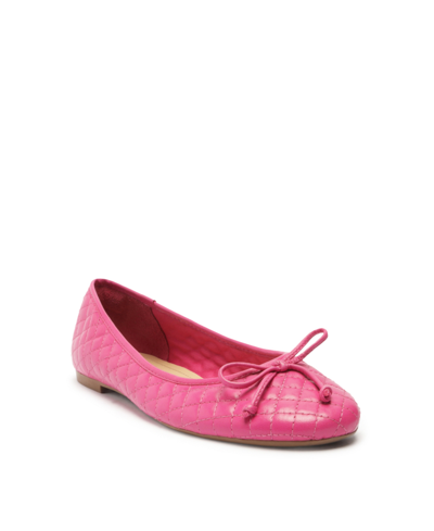 Arezzo Women's Linda Rounded Toe Ballet Flats In Pink