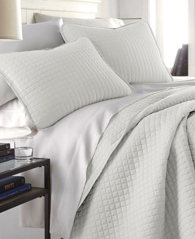 Southshore Fine Linens Oversized Lightweight 3-pc. Quilt Set, King/california King In Light Grey