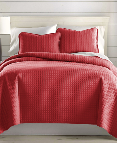 Southshore Fine Linens Oversized Lightweight Quilt And Sham Set, King/california King In Pepper