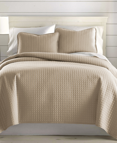 Southshore Fine Linens Oversized Lightweight 3-pc. Quilt Set, King/california King In Sand