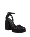 Katy Perry The Uplift Platform Sandal In Black - Polyurethane And Polyester