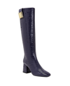 Katy Perry The Geminni Boot Womens Block Heel Man Made Knee-high Boots In Navy