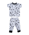 EARTH BABY OUTFITTERS BABY BOYS PRINTED SHORT SLEEVED PAJAMAS, 2 PIECE SET