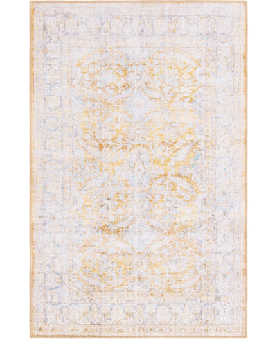 Bayshore Home Lift Spes 3'6" X 5'6" Area Rug In Yellow