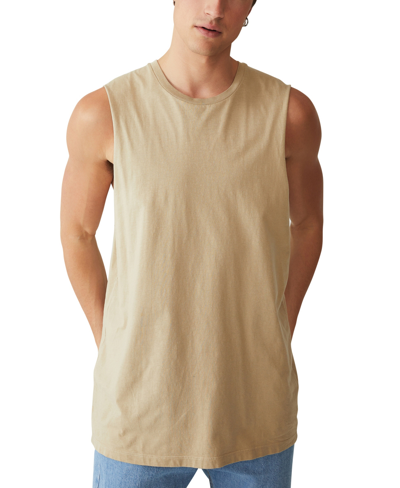 Cotton On Men's Muscle Sleeveless Tank Top In Military