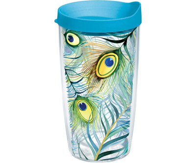 Tervis Tumbler Tervis Peacock Made In Usa Double Walled Insulated Tumbler Travel Cup Keeps Drinks Cold & Hot, 16oz, In Open Miscellaneous