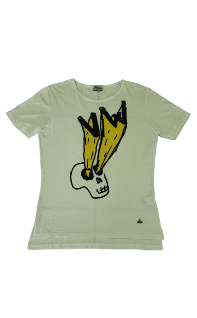Pre-owned Malcolm Mclaren X Seditionaries Vivienne Westwood T-shirt In White