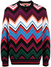 MISSONI ZIGZAG CREW-NECK JUMPER