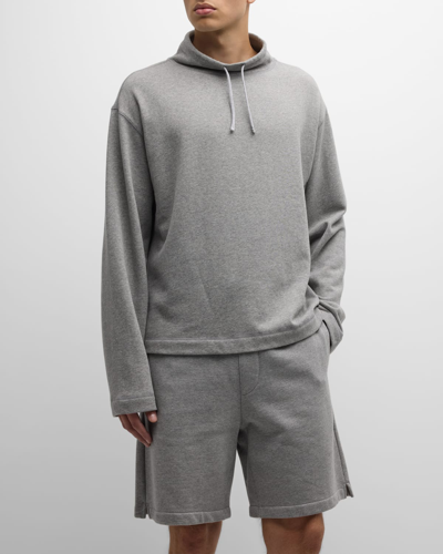 Givenchy Men's Funnel-neck Sweatshirt In Light_grey_melange