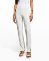 Cinq À Sept Brianne Slim-fit Trousers In Ivory