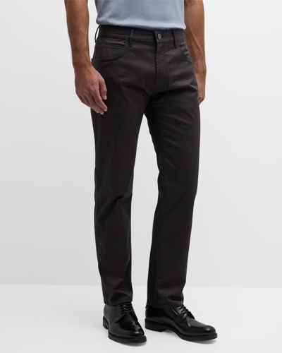 Giorgio Armani Men's Cotton-stretch 5-pocket Pants In Dark Blue
