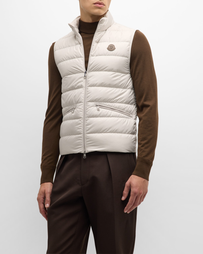 MONCLER MEN'S TREOMPAN QUILTED ZIP VEST