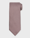 Tom Ford Men's Micro-print Silk Tie In Light Rose
