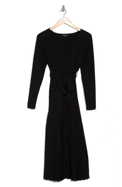 Area Stars Riley Long Sleeve Dress In Black