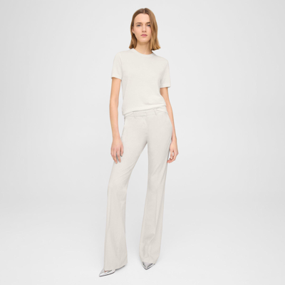 Theory Demitria Pant In Good Wool In Sand