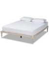 Baxton Studio Iseline King Size Platform Bed Frame