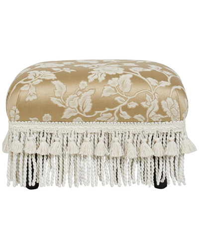 Jennifer Taylor Home Fiona Accent Footstool Ottoman In Champagne