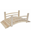 SHINE CO. SHINE CO. 4FT CEDAR GARDEN BRIDGE