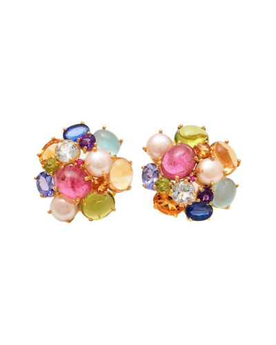 Arthur Marder Fine Jewelry Silver Gemstone Earrings