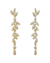 DIAMOND SELECT CUTS 14K 0.85 CT. TW. DIAMOND LEAF DROP EARRINGS