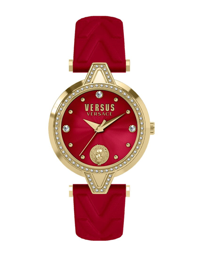 Versus By Versace Women's V  Crystal Watch In Multi