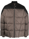RICK OWENS QUILTED PADDED FLIGHT JACKET