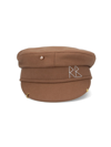 Ruslan Baginskiy Casual Hat Gold-tone Hardware In Brown
