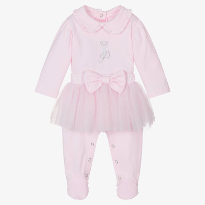 Lapin House Girls Pink Babygrow & Tulle Skirt Set
