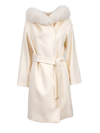 Max Mara Mango Coat In White