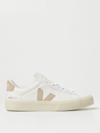 Veja V-12 Leather Extra White Sable Trainers In White