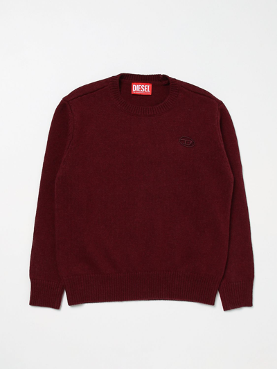 Diesel Kids' 毛衣  儿童 颜色 酒红 In Burgundy