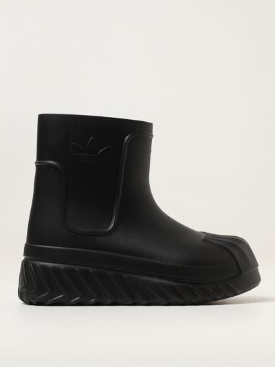 Adidas Originals Flat Ankle Boots  Woman In Black
